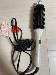 試し使用のみ ヘアアイロン クレイツイオン ロールブラシアイロンII 32mm