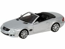 Minichamps DP 1/43 メルセデスベンツ SLクラス 2007 (シルバー) 完成品 ミニチャンプス_画像1