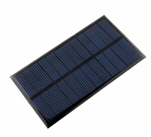送料無料！太陽電池　6V 0.6W ソーラーパネル　工作・自由研究に最適。ラズパイ充電用/スマホ充電などアイデア次第で色々使えます！