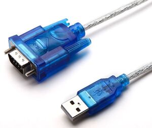 送料無料! USB-シリアル変換ケーブル Windows7/8/10対応 RS232 COMポート 9ピン