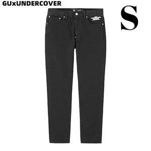 S 新品【GUxUNDERCOVER スキニーパンツ UNDERCOVER +X ジーユー x アンダーカバー スキニーパンツ 黒 ブラック GU UNDERCOVER パンツ】