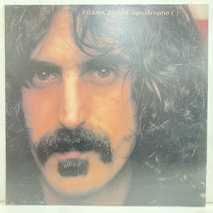 ★即決 Frank Zappa / Apostrophe 11700 当時の英盤、インサート、パテント内袋、マトリクスA1/B2