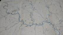 　古地図 　清水　静岡県　　地図　資料　46×57cm　　明治22年測量　　昭和49年印刷　発行　書き込みB_画像3