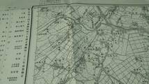 　古地図 　新発田　新潟県　地図　資料　地形図　46×57cm　　明治44年測量　　昭和32年印刷　発行　B_画像3