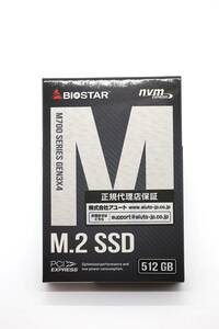 BIOSTAR NVMe SSD ☆M700-512GB M.2 2280 SSD PCIe Gen3x4☆未使用品・送料込み