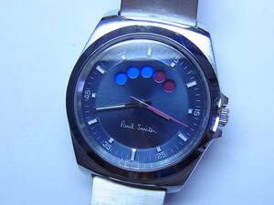 100円～良品 Paul Smithポールスミス ファイブアイズ メンズ クォーツウォッチ 腕時計