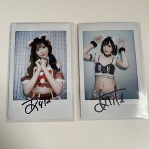 橋本ありな 直筆サイン入り チェキ