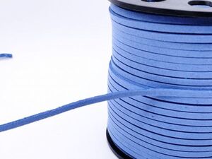 ハンドメイド クラフト パーツ 【5mカット】スエード合皮 紐 コード ライラック