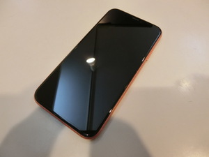 SIMフリー☆Apple iPhoneXR 128GB コーラル 中古品 本体のみ☆