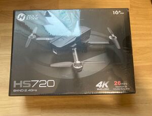 新品未使用 Holy Stone ドローン HS720 ブラック GPS搭載 折り畳み 4K広角カメラ付き