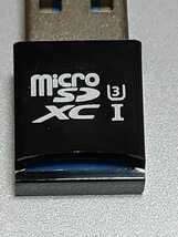 MicroSD カードリーダー USB3.0 / USB2.0 小型 高速モデル TYPE-C OTGアダプター付き （Microsdは付属しません）_画像3