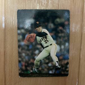 カルビープロ野球カード 巨人 1988 加藤初 21 中古 当時物 送料84円 同梱可 ジャイアンツ