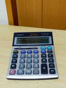 送料無料即決 CASIO 本格実務電卓 カシオ DS-12WT 動作確認済