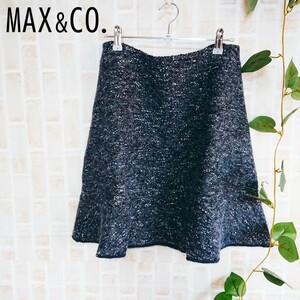 【新品・未使用】MAX&Co./マックス&コー/ひざ丈スカート/羊毛/体型カバー