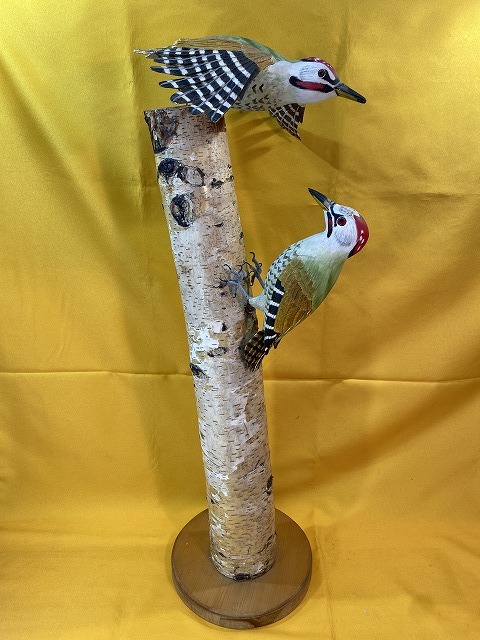 ヤフオク! -「鳥 置物 木彫り」(アンティーク、コレクション) の落札 