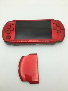 画面傷なし PSP 3000 ラディアント レッド プレステ PlayStation Portable プレイステーション 本体 SONY ゲーム機 動作品 一円スタート