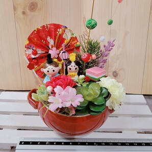 ひな祭りフェイクグリーン