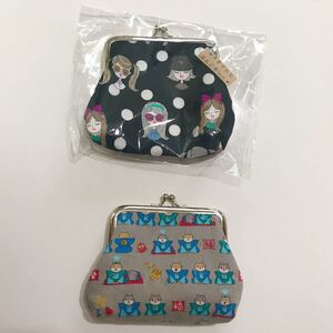 がま口 ポーチ 2個セット ハンドメイド