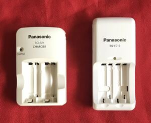 Panasonic ニッケル水素 ニカド電池 充電機 ２個