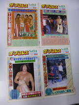 大判オールカラーグラフ「ザ・プロレス」⑰62～65号4冊1983ハンセン＆ブロディ/アンドレ/ホーガン/斎藤軍団/カネックvsドスカラス/フレアー_画像1