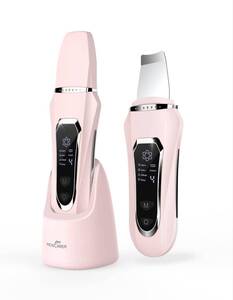 ウォーターピーリング HOSCARER 超音波 4in1 多機能 美顔器 超音波ピーリング 超音波振動 USB 充電式 Type-C 充電式 男女兼用 日本語取扱説