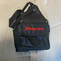 ブラック　黒　スナップオン Snap on グッズ ツール バッグ 持ち運び 工具箱 小物入れ ケース 肩掛け 新品 未使用　TB10_画像1