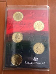 オーストラリア １ドル コイン ５種セット