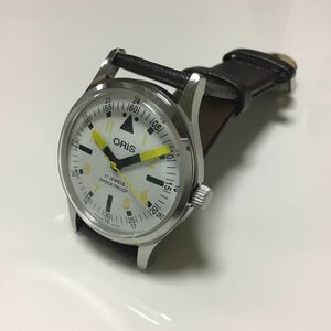 ORIS Vintage Swiss Watch オリス ヴィンテージ 手巻き　腕時計　白文字盤③