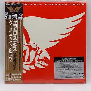 C-0321★未開封CD 限定　紙ジャケット★エアロスミス／グレイテスト・ヒッツ　AEROSMITH GGREATEST HITS MHCP-324