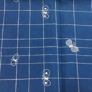 ミナペルホネン 刺繍生地 choucho blue