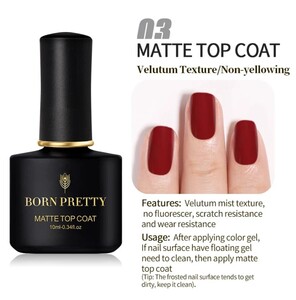BORNPRETTY マットトップコート 10ml