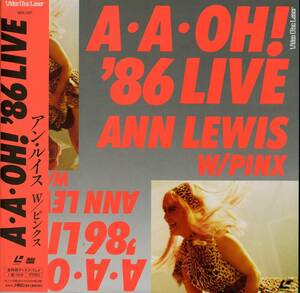 B00116308/LD/アン・ルイス w/ピンクス「A・A・OH ! 86 Live」