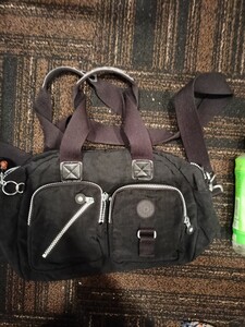 Kipling キプリング ショルダーバック 2wayバッグ ブラック 斜めがけバック ミニボストン