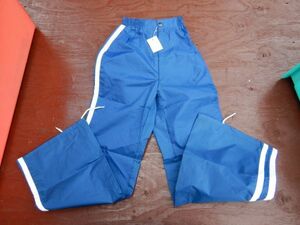  jersey 40710 protection against cold pants trousers navy blue 11 number height 135 chest 66 waistline 56cm nylon 100% Showa Retro metal fittings corrosion have unused 