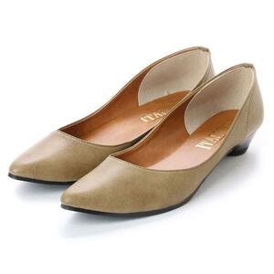 41lk nationwide free shipping pumps lady's low heel pain . not .... made in Japan smooth wedding runs pumps ( khaki )