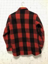 【USED】100円スタート バッファローチェック ウールシャツ 長袖シャツ チェック柄 CPO USA製 woolrich_画像2