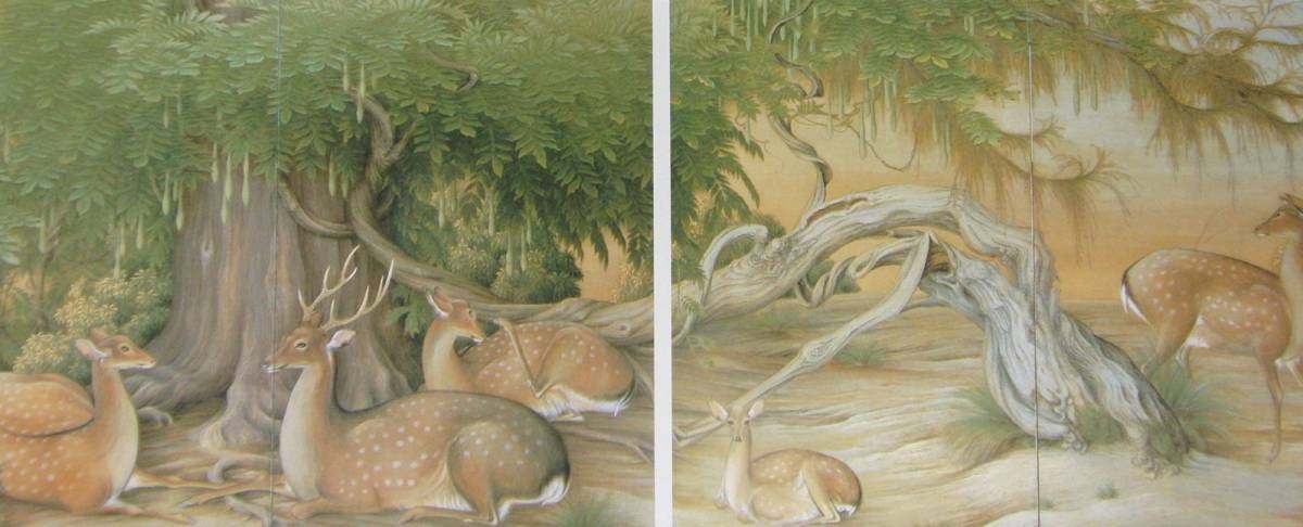 Shiho Sakakibara, [Bosque de Nara], De una rara colección de obras de arte de gran formato., Productos de belleza, pintor japonés, Nuevo marco incluido, gastos de envío incluidos, Cuadro, Pintura al óleo, Naturaleza, Pintura de paisaje