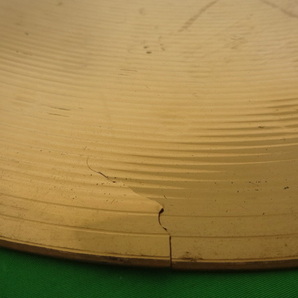 6574★ SABIAN セイビアン PRO プロ 16/41cm ロック クラッシュ シンバル ヒビ破損ありの画像7