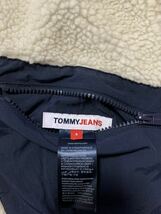 ☆未使用 TOMMY JEANS トミージーンズ リバーシブル シェルパジャケット ボアジャケット Sサイズ ジップアップ_画像4