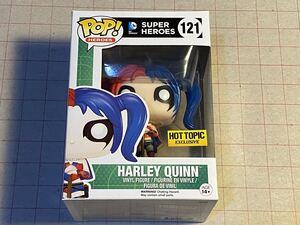 ファンコ ポップ ハーレークイン スーパーヒーロー 121 HOT TOPIC ホットトピック 限定 FUNKO Pop HARLEY QUINN