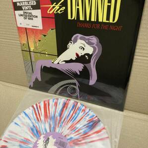 SPLATTER VINYL！限定盤12''！ダムド The Damned / Thanks For The Night Damned Records DAMNED1T GOTH LIMITED EDITION MARBLE COLOREDの画像1