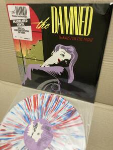 SPLATTER VINYL！限定盤12''！ダムド The Damned / Thanks For The Night Damned Records DAMNED1T GOTH LIMITED EDITION MARBLE COLORED