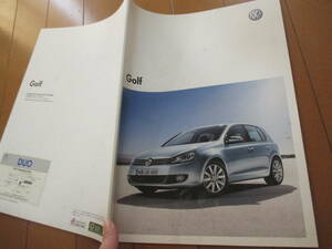 家19840　カタログ　■Volkswagen　■ＧＯＬＦ　ゴルフ■2010.3　発行50　ページ