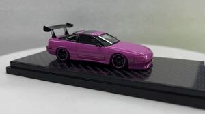 1/64 ERROR 404 ニッサン nissan 180SX ピンク　GTウィング