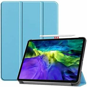 スカCブルー iPad Pro 11 2020 NUPO iPad Pro 11 2020 ケース 超軽量 極薄 高級PU レザ