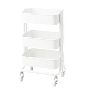 * IKEA Ikea * RASHULT roast full to Wagon, white <38x28 cm> 2hs