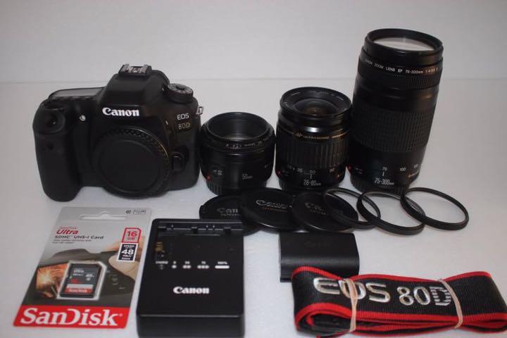 2023年最新】ヤフオク! -canon 80d トリプル(デジタルカメラ)の中古品