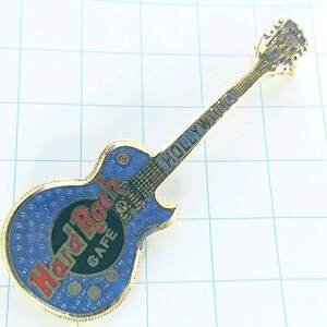 送料無料)Hard Rock Cafe ギター 青 ハードロックカフェ ピンバッジ PINS ブローチ ピンズ A05633