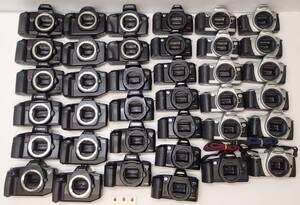 M498D カメラ Canon キヤノンフイルム 一眼 ３７台 （EOS Kiss Ⅲ 10 100 620 630 650 750 1000 QD RT など） まとめ売り 等 ジャンク