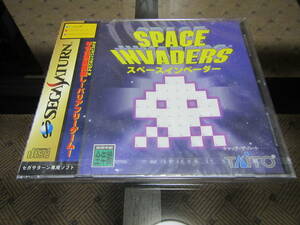 taitoタイトー「space invaders」スペース　インベーダーsega saturnセガサターン 当時もの専用ソフトmade in japan 未使用未開封送料込み